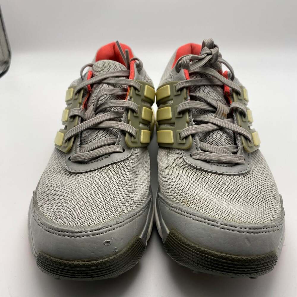 Adidas Adipower Boost Waterproof Running Shoes Grey Orange  Size 8.5